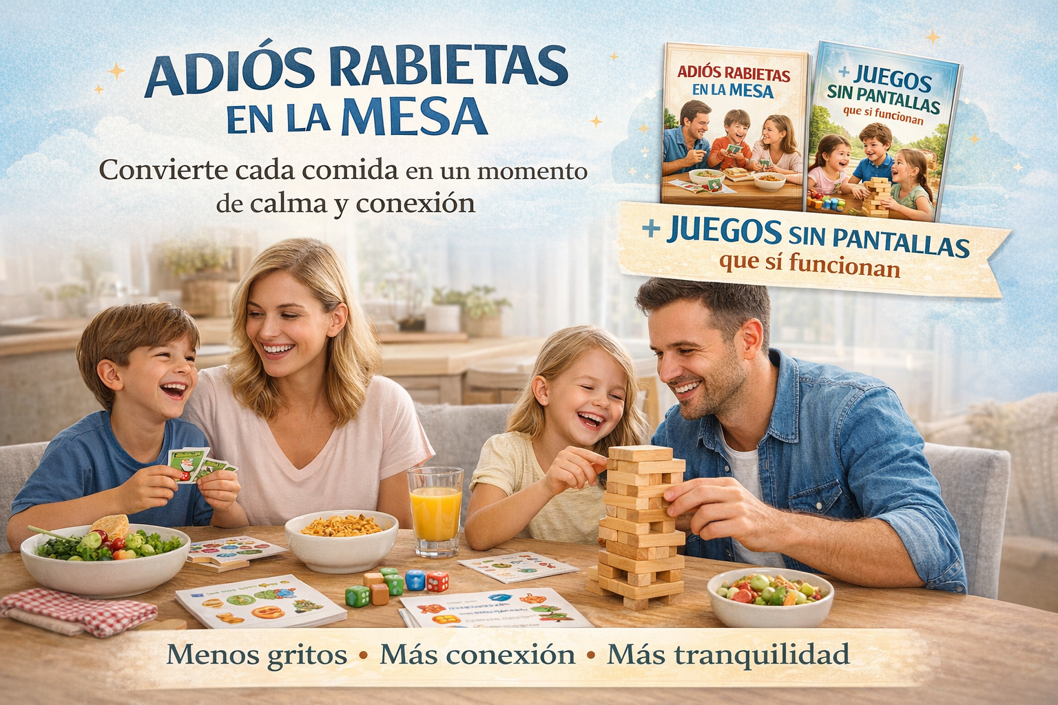 Adios Rabietas En La Mesa + Diversion Sin Pantalla Tarjetas Imprimibles